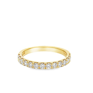 0.40ct Brilliant Cut Castelle Set Diamond Wedding Ring in 18ct Yellow Gold