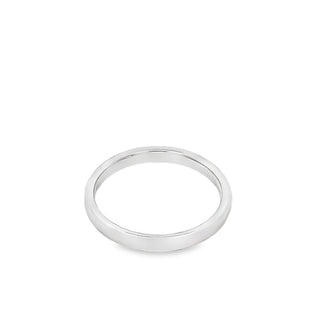 Platinum Ladies 2.5mm Plain Wedding Ring