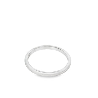 Platinum Ladies 2mm Plain Wedding Ring