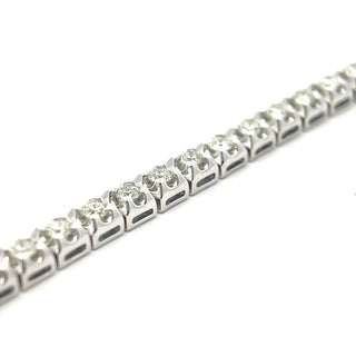 1.90ct Diamond Line Bracelet in 14ct White Gold