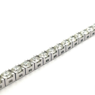 14.50ct Diamond Line Bracelet in 18ct White Gold