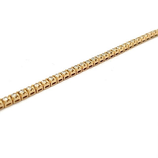 1.90ct Diamond Line Bracelet in 14ct Yellow Gold