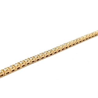 2.75ct Diamond Line Bracelet in 14ct Yellow Gold