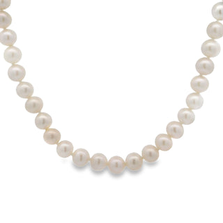 Freshwater Pearl Necklet with Silver Ball Clasp