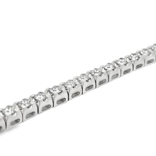 2.75ct Diamond Line Bracelet in 14ct White Gold