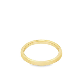 18ct Yellow Gold Ladies 2mm Plain Wedding Ring